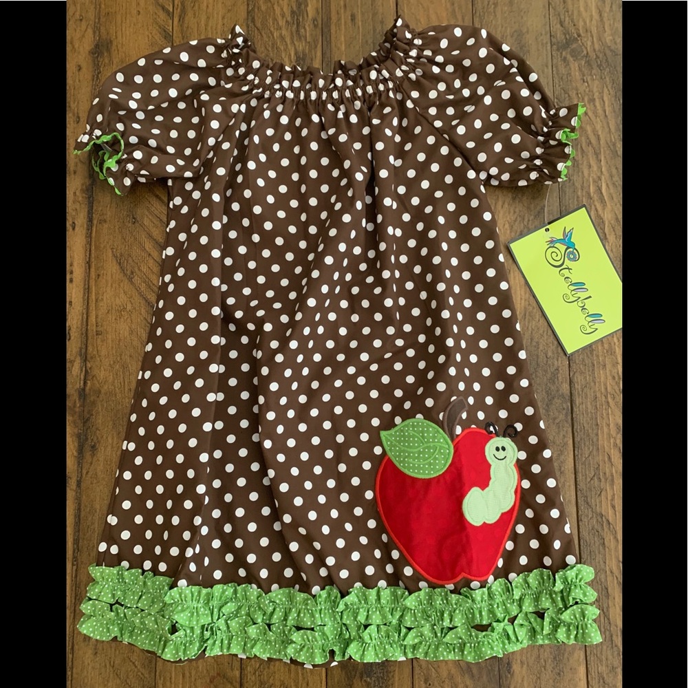 Stellybelly  appliquéd dress